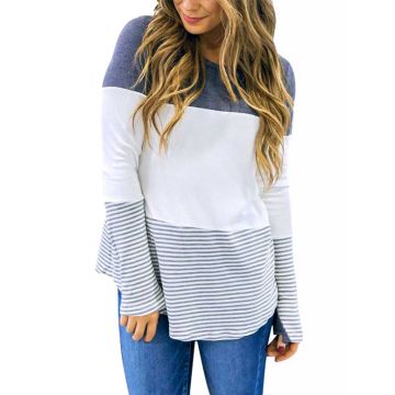 Блуза за кърмене с дълъг ръкав 