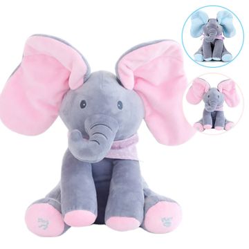 Интерактивно пеещо слонче с мърдащи се уши