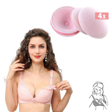 Розови подплънки за кърмачки - многократна употреба