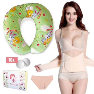 Комплект колан за след раждане + възглавница за кърмене